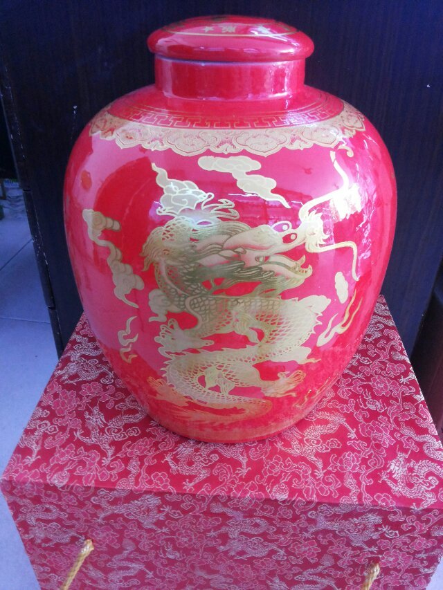 10斤中国红酒坛