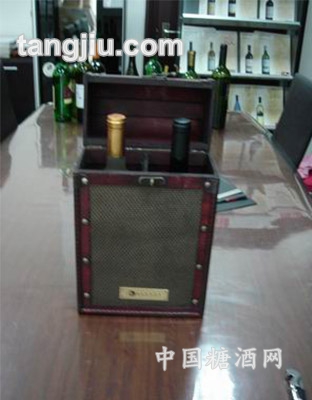 仿皮具双只礼盒