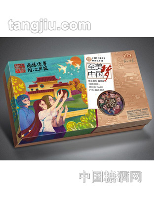 日威月饼至美中国梦520g