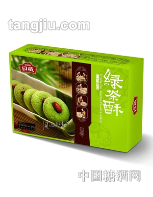 日威杏仁绿茶酥210g