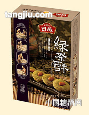 日威绿茶酥210g
