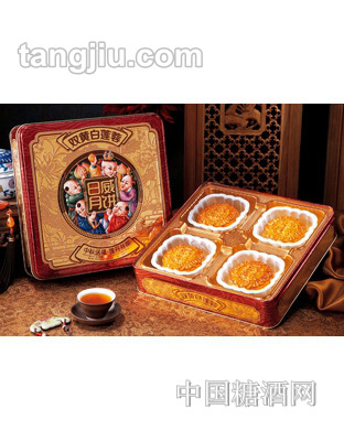 日威双黄白莲蓉月饼750g