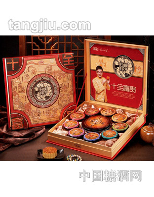 日威月饼感恩载福（新款）1030g