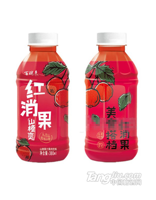 红消果山楂爽380ml