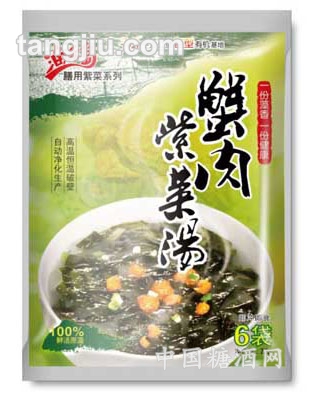 蟹肉紫菜汤-72g