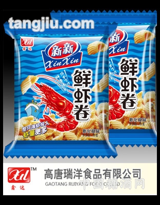 鑫达膨化食品鲜虾卷