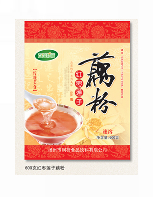 600克红枣莲子藕粉