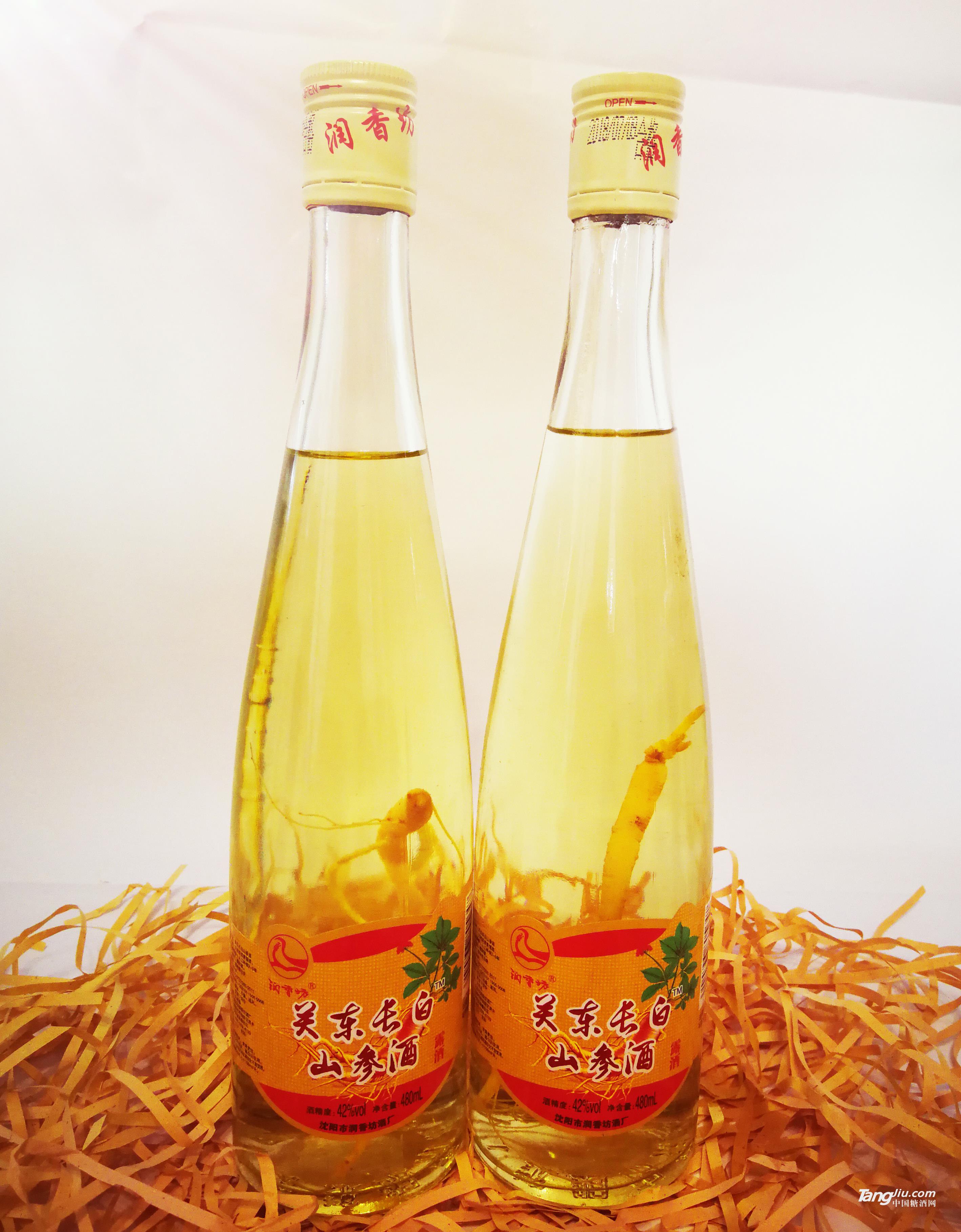 关东长白42度山参酒-480ml