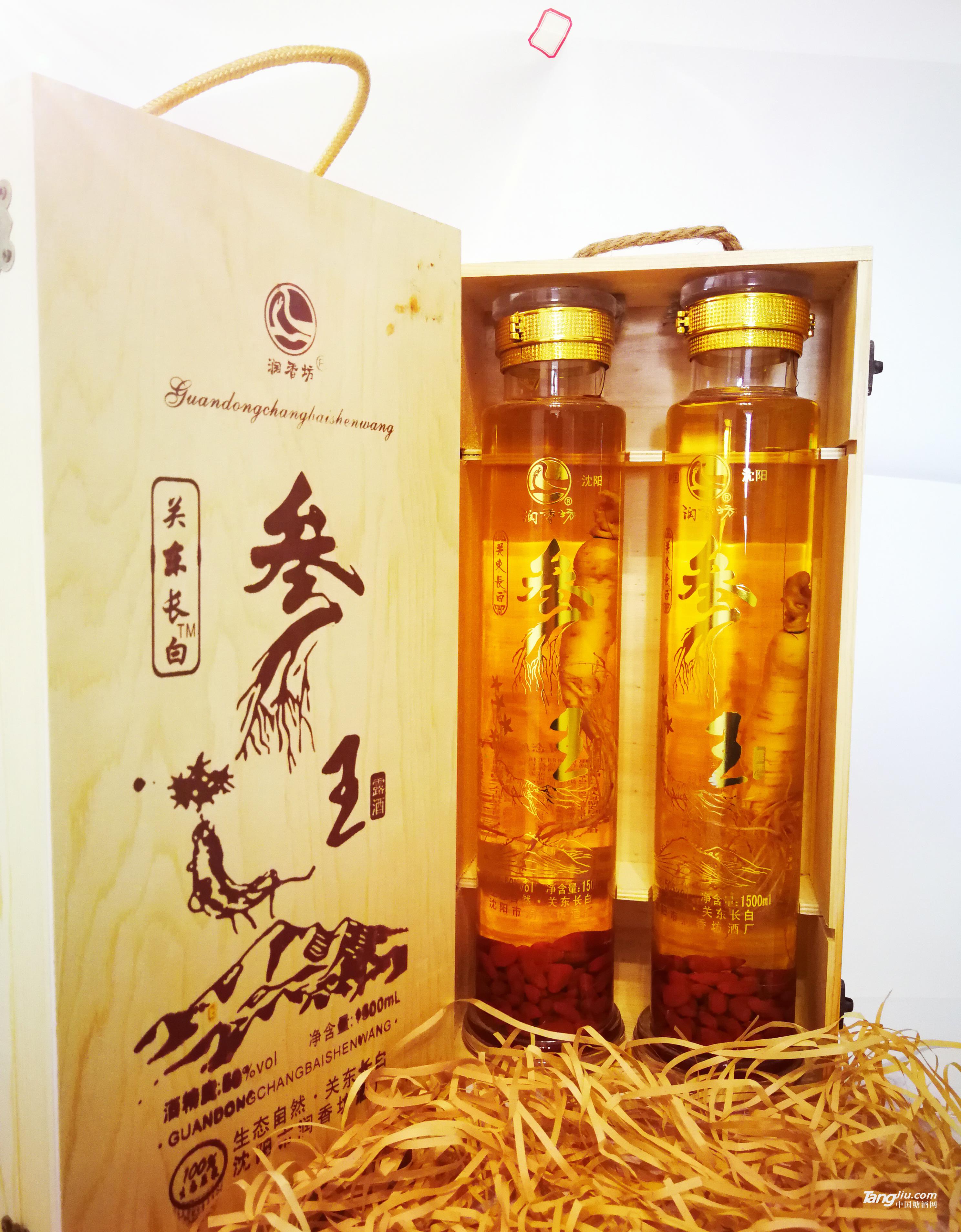 润香坊关东长白50度参王露酒-500ml