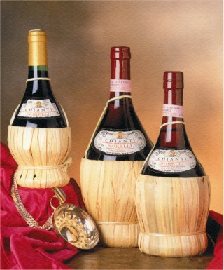 CHIANTI IN FIASCO(草编康帝)