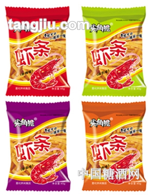 三惠尖角脆虾条45g
