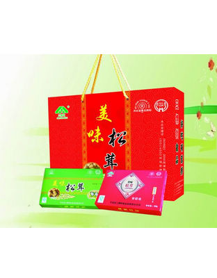 休闲食品松茸礼盒