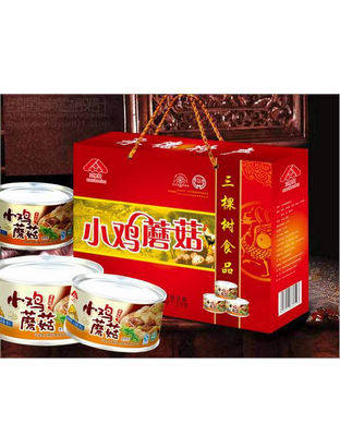 小鸡炖蘑菇罐头礼盒
