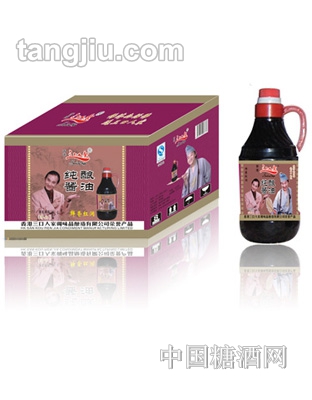 三口人家纯酿酱油500ml
