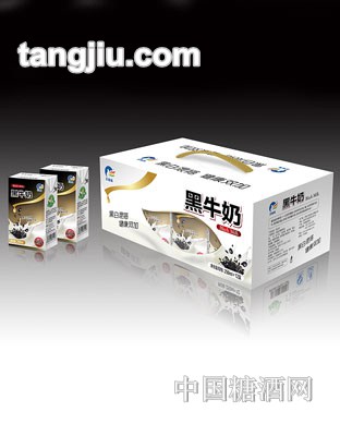 三色鸽黑牛奶250ml