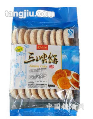 三峡饼蓝色手提袋装
