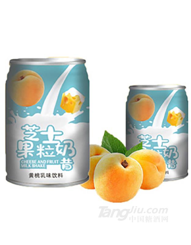 芝士果粒奶昔黄桃味