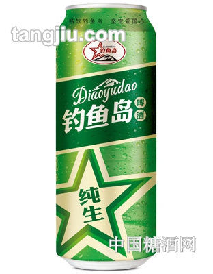 钓鱼岛啤酒纯生-罐装500ml