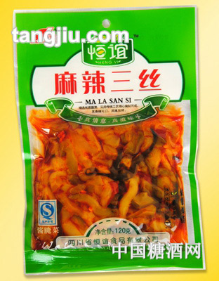 恒谊新麻辣三丝120g