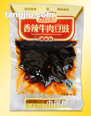 恒谊香辣牛肉豆豉118g