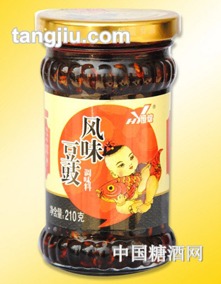 恒谊风味豆豉210克