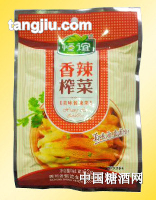 恒谊香辣榨菜62g
