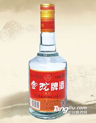 金砣牌曲酒45°450ml（红标）