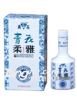青花柔雅酒45°P
