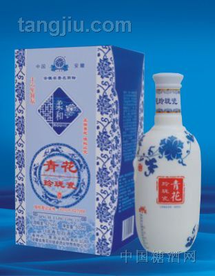 青花玲珑瓷酒十六年封坛