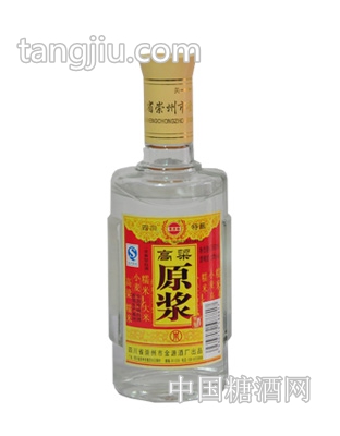 高粱原浆酒（50度，500ml，玻璃瓶）