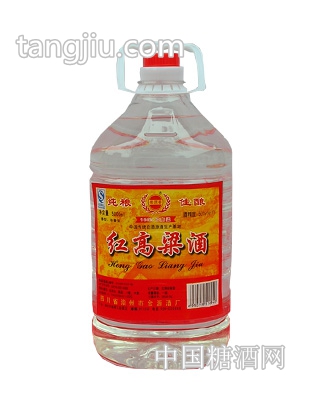 红高粱(50度，5L，塑料桶)