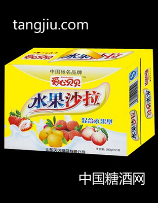 爱心贝贝水果沙拉黄色