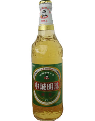 水城明珠啤酒_黄色