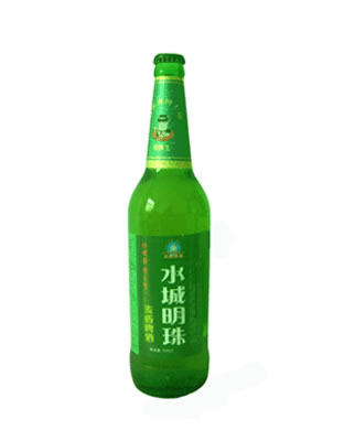 水城明珠麦香啤酒 绿色