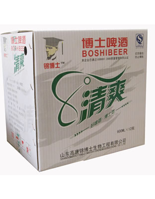 锦博士清爽啤酒 箱装