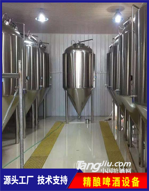不锈钢啤酒发酵罐 啤酒厂发酵设备 豪鲁厂家直销