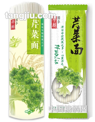 华麟面业芹菜面350g