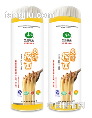 华麟面业爽滑捞面500g