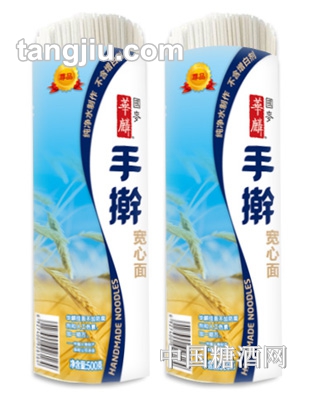国梦华麟宽心面500g