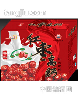 健成红枣高钙乳味饮料