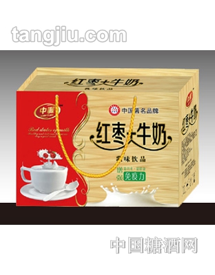 中喔红枣加牛奶礼盒