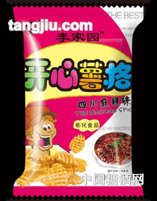 李家园开心薯格四川麻辣味120g