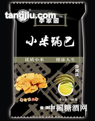 李家园小米锅巴烧烤味138g