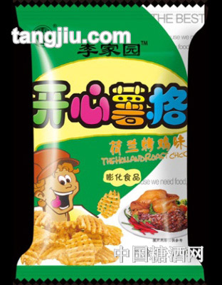 李家园开心薯格荷兰烤鸡味120g