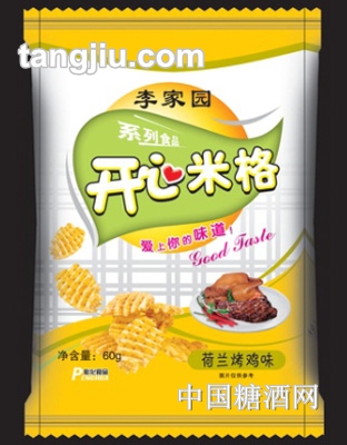 李家园开心米荷兰烤鸡味60g