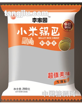 李家园开心锅巴牛排味280g