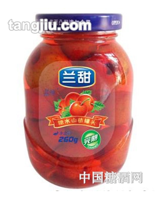 兰甜糖水山楂罐头260g