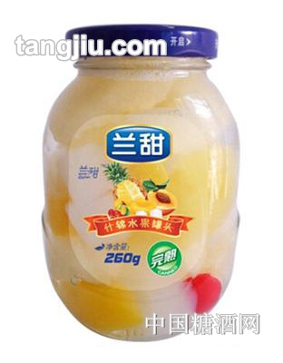 兰甜什锦水果罐头260g