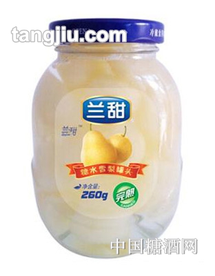 兰甜糖水雪梨罐头260g