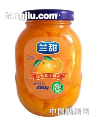 兰甜糖水桔子罐头260g